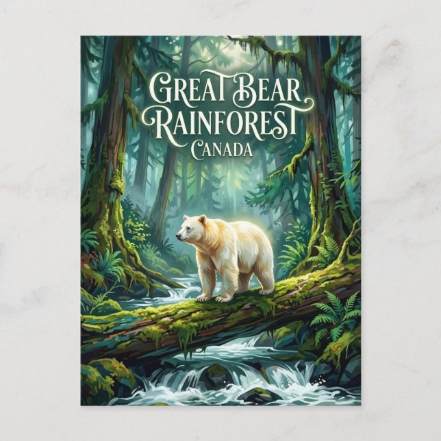 Great Bear Rainforest Canada Postcard (Front)