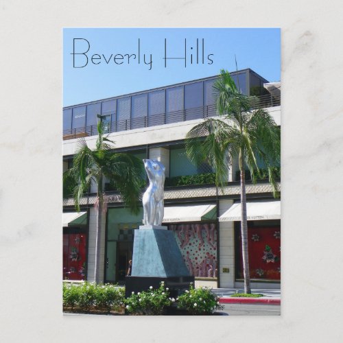 Great Beverly Hills Postcard Postcard