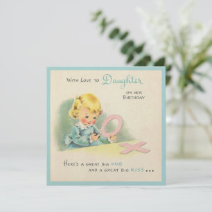 Great Big Hug and Kiss Birthday Card