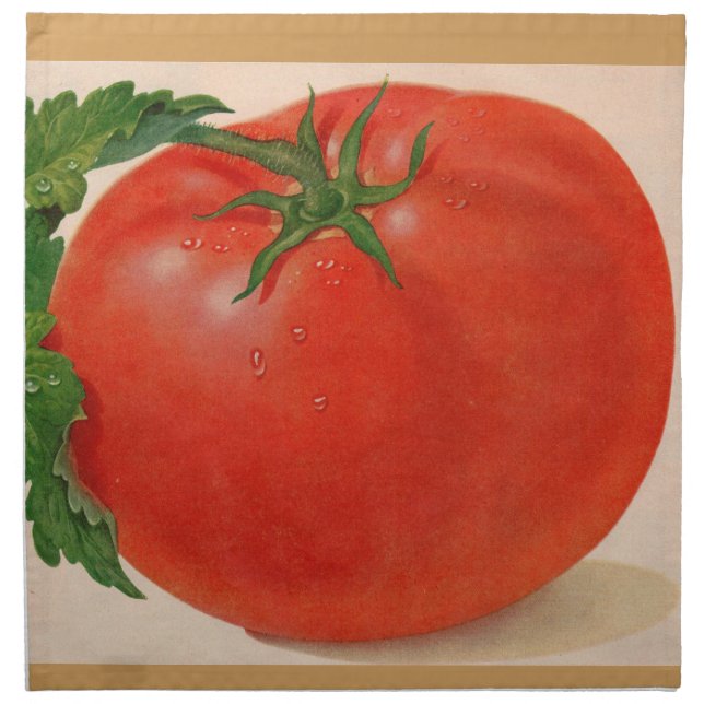 great BIG juicy tomato Napkin (Front)