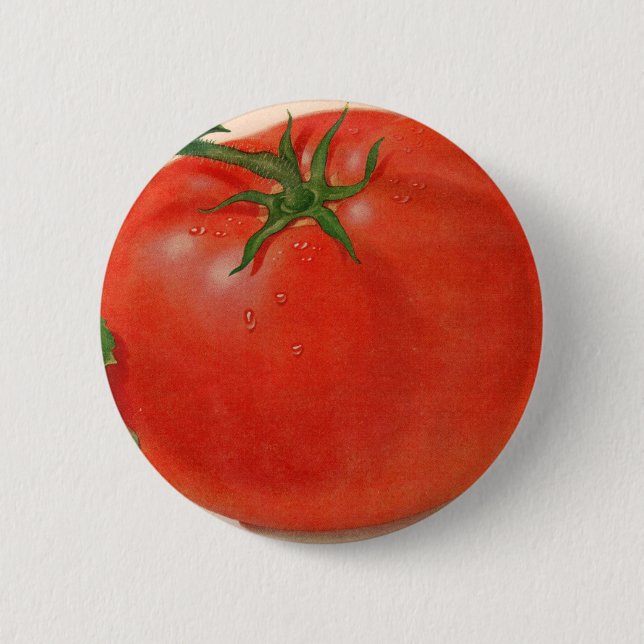 great BIG juicy tomato Pinback Button (Front)