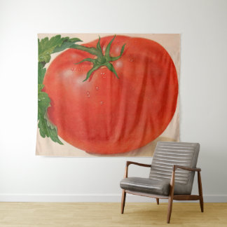 great BIG juicy tomato print Tapestry