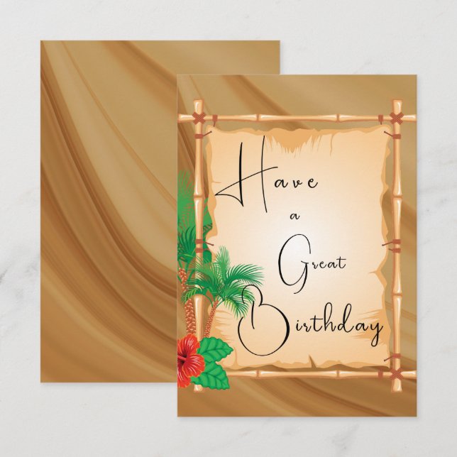 Great Birthday Card (Front/Back)