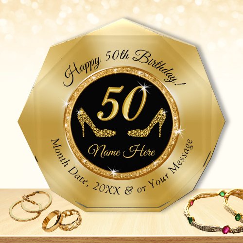 Great Birthday Gifts for Womans 50th Customized 