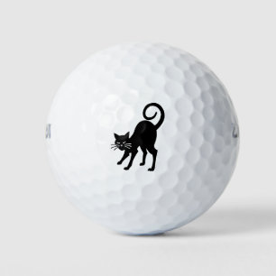 Great Black Cat Golf Ball Set