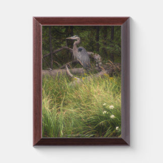 Great Blue Heron 8917 Award Plaque