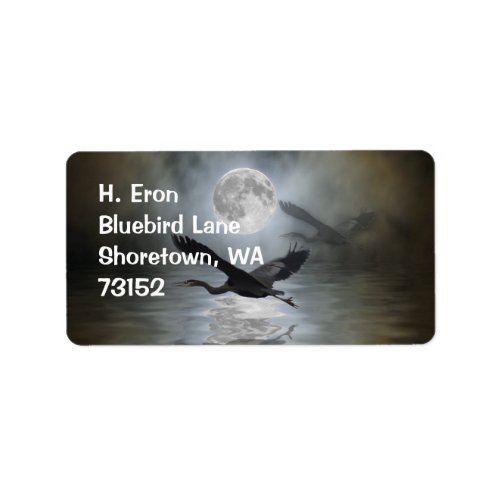 Great Blue Heron Address Labels