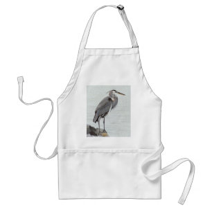 Great Blue Heron Adult Apron