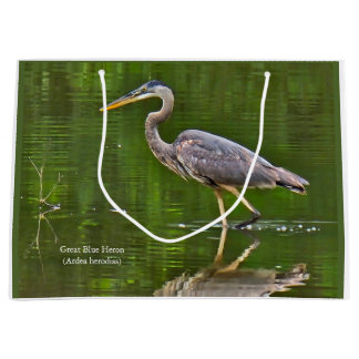 Great Blue Heron (Ardea herodias) Large Gift Bag
