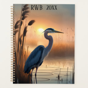 Great Blue Heron at Sunrise Planner