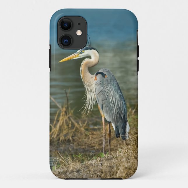 Great Blue Heron at the Lake Case-Mate iPhone Case (Back)