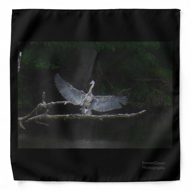 Great Blue Heron Bandana (Front)