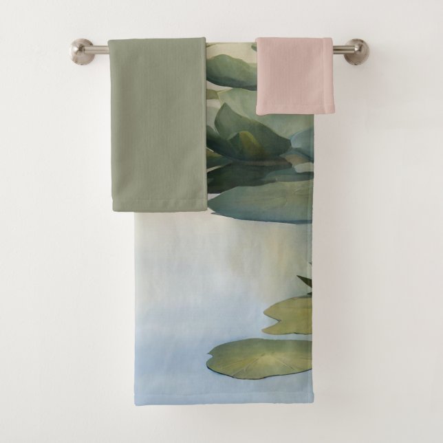 Great Blue Heron Bath Towel Set (Insitu)