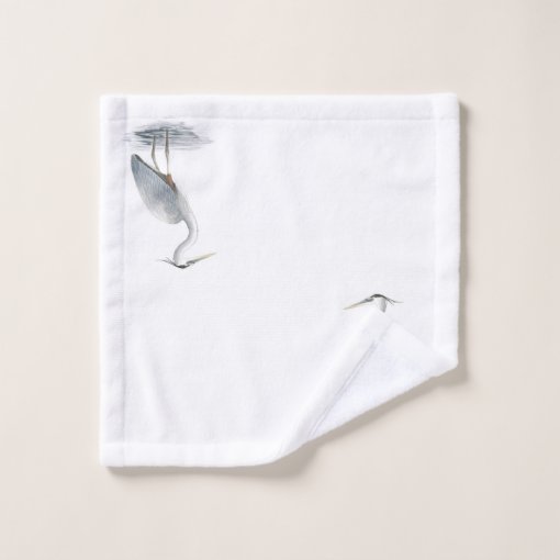 Great Blue Heron Bath Towel Set Zazzle