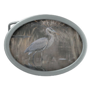 Great Blue Heron Belt Buckle