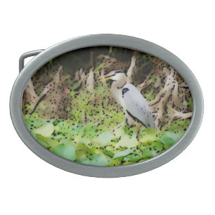 Great Blue Heron Belt Buckle