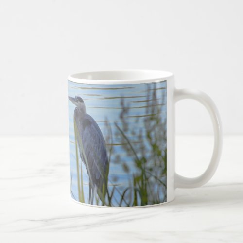 Great Blue Heron Bird Coffee Mug