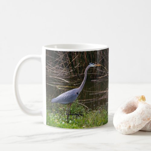 Great Blue Heron Bird Florida Nature Coffee Mug