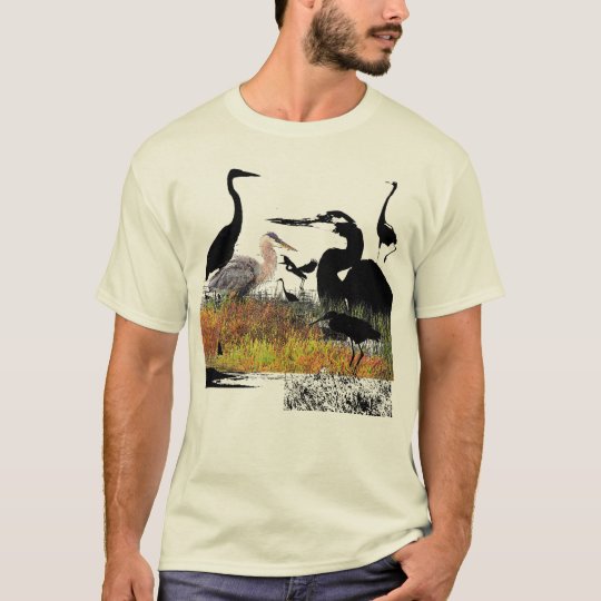 Great Blue Heron Bird Wildlife Animals T-Shirt