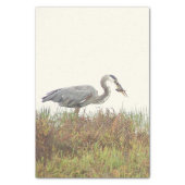 Great Blue Heron Bird Wildlife Fish Tissue Paper | Zazzle