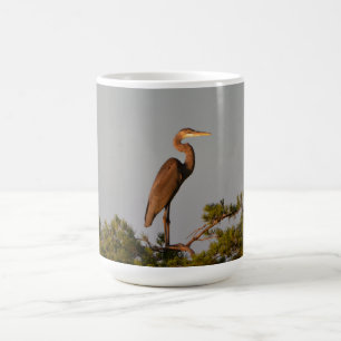 Great Blue Heron Bird Wildlife Photography Nature Coffee Mug