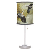 Great Blue Heron Birds Flying Wildlife Lamp (Left)