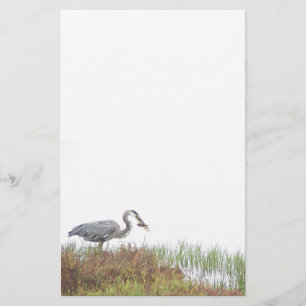 Great Blue Heron Birds Wildlife Animals Stationery