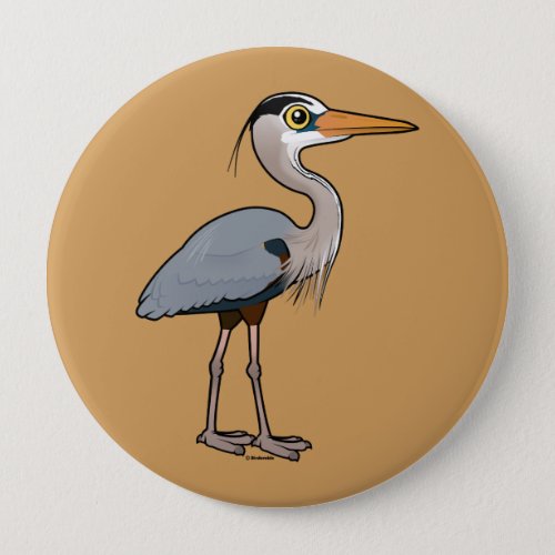Great Blue Heron Button