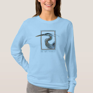 Great Blue Heron by Jane Freeman T-Shirt