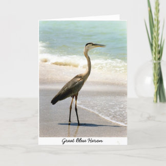 Great Blue Heron Card
