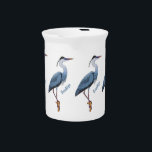 Great blue heron cartoon illustration<br><div class="desc">Great blue heron cartoon illustration.</div>