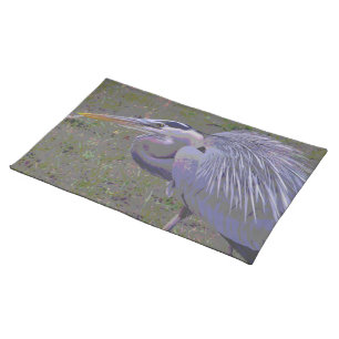 Great Blue Heron Challenge Cloth Placemat