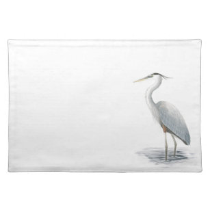 Great Blue Heron Cloth Placemat