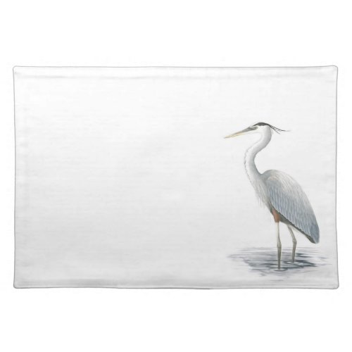 Great Blue Heron Cloth Placemat