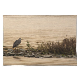 Great Blue Heron Cloth Placemat