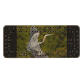 great blue heron cribbage board (Front (Horizontal))