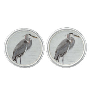 Great Blue Heron Cufflinks