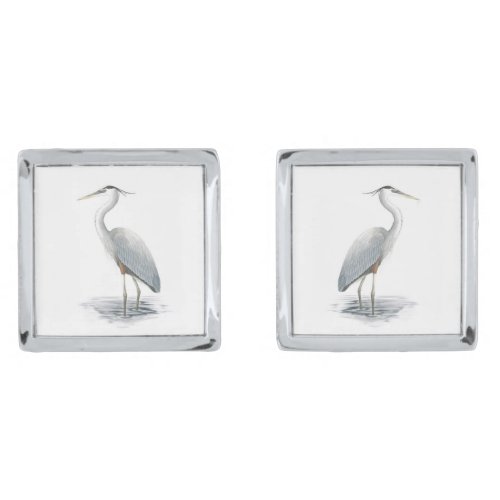 Great Blue Heron Cufflinks