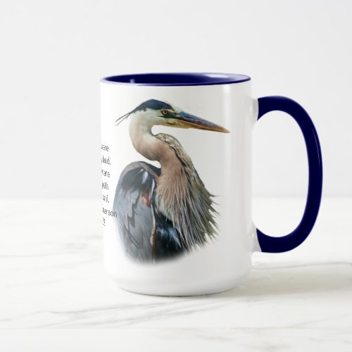 Great Blue Heron Customizable Mug