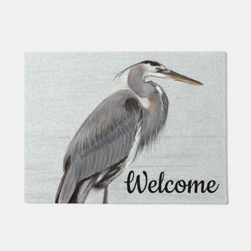 Great Blue Heron Doormat