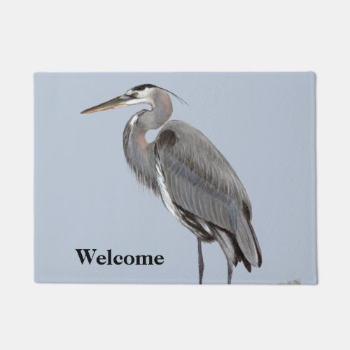 Great Blue Heron Doormat