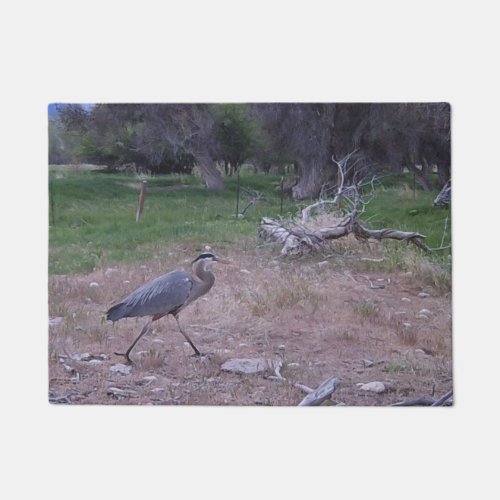 Great Blue Heron Doormat