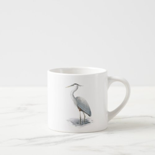 Great Blue Heron Espresso Mug