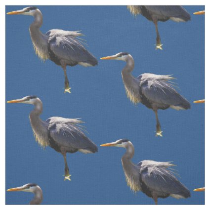 Great Blue Heron Fabric