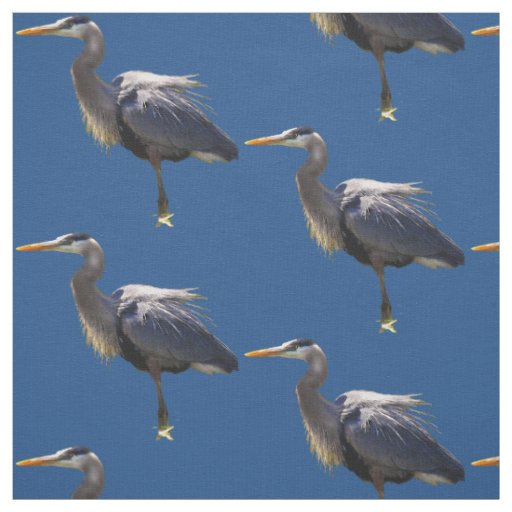 Great Blue Heron Fabric