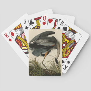 Great Blue Heron from Audubon's Birds of America Poker Cards