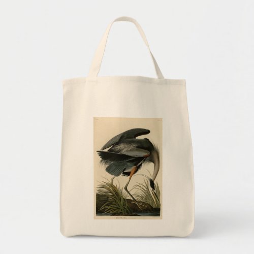 Great Blue Heron from Audubons Birds of America Tote Bag