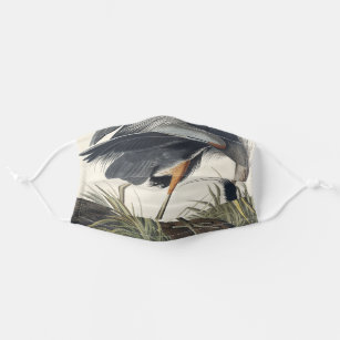 Great Blue Heron from Birds of America Adult Cloth Face Mask