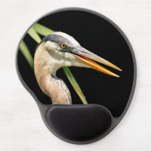 Great Blue Heron Gel Mouse Pad