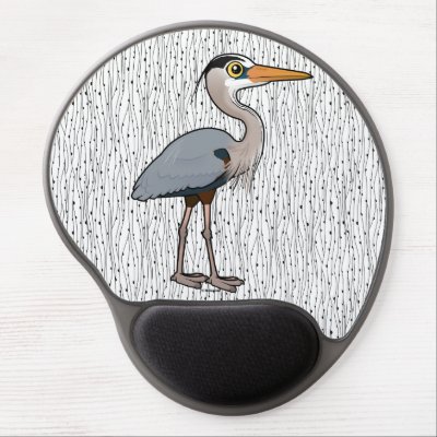 Great Blue Heron Gel Mouse Pad